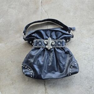 Vtg Y2k La Fleur Bling Studded Bag